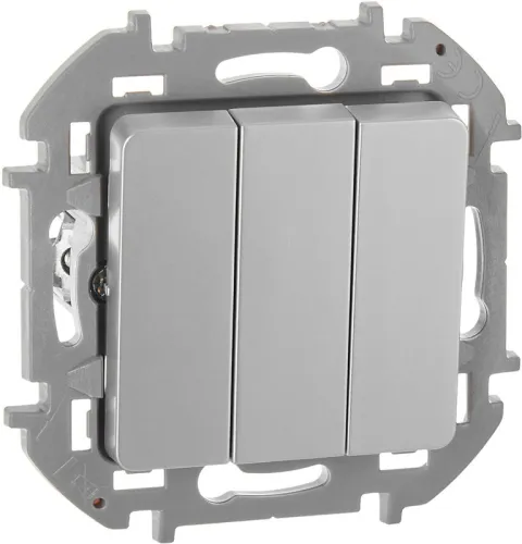 Выключатель 3-кл. Inspiria 10АХ 250В винтов. зажимы алюм. Leg 673542