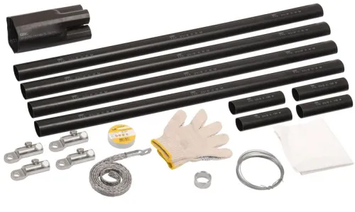 Муфта концевая ПКВтпбэ 4х35/50 с болт. наконечн.; ППД ПВХ/СПЭ изоляция 1кВ IEK UZM-XLBK1-VN4-3550SZ фото 2