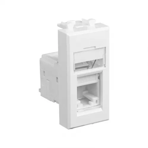 Розетка компьютерная 1мод. Avanti "Белое облако" RJ45 кат.5E модульная DKC 4400461 фото 2