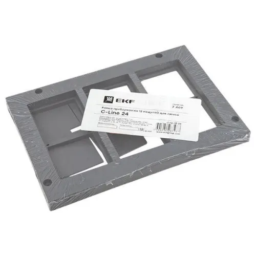 Рамка приборная на 12 мод. для лючка C-Line 24 EKF cl-rp-12-24 фото 2