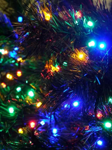 Гирлянда светодиодная "Нить" LD200-GM-BO 200LED мульти 20м уличная 8 режимов элементы питания 3хAA SHLights 4690601045447 фото 2