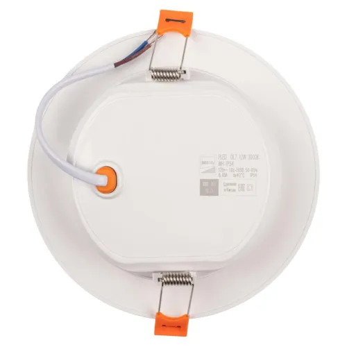 Светильник светодиодный PLED DL7 12Вт 3000К IP54 1020лм WH встраив. бел. Pro JazzWay 5069060 фото 3
