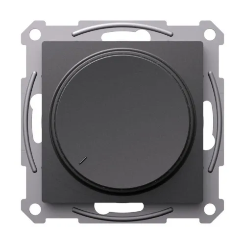 Светорегулятор (диммер) AtlasDesign повор-нажим LED RC 400Вт мех. базальт SE ATN001423 фото 2