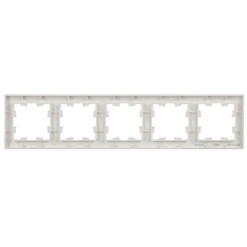 Рамка 5-м BRITE РУ-5-БрБ бел. IEK BR-M52-K01 фото 4