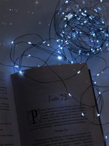 Гирлянда "Роса" DC-G06-120W 120 microLED 12.1м. 8реж. 3хAA бел. ФАZА 5059627 фото 6