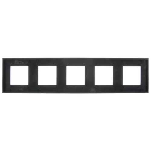 Рамка 5-м SKANDY SK-F25Bl стекло черн. IEK SK-M52-G-K02 фото 4