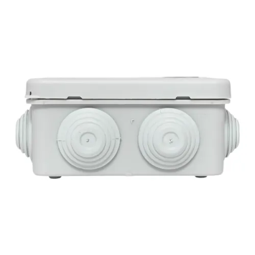 Коробка уравнивания потенциалов КУП-030-031 85х85х40 IP55 с крышкой наружн. для прямого монтажа 8 мембр. вводов сер. EKF plc-kmr-030-031-g фото 4