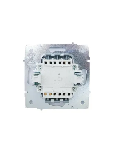 Выключатель проходной 1-кл. с индик. СП ZIMA IP20 10А безвинт. зажим бел. LEZARD 704-0288-114QC фото 6