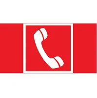 Знак "Средства Экстренной связи" 180х90мм для аварийно-эвакуационного светильника Compact VARTON V5-EM04-60.004.021
