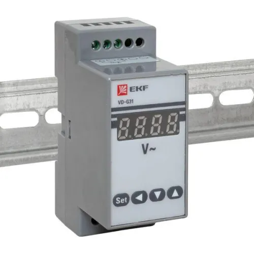 Вольтметр цифровой VD-G31 на DIN-рейку однофазный EKF vd-g31 фото 6
