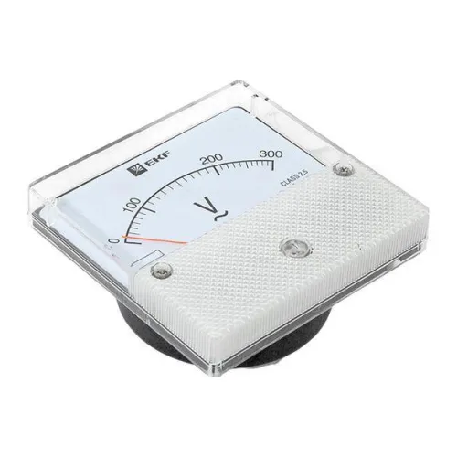 Вольтметр аналоговый VM-A801 на панель 80х80 (круглый вырез) 300В прямое подкл. EKF vma-801-300 фото 7