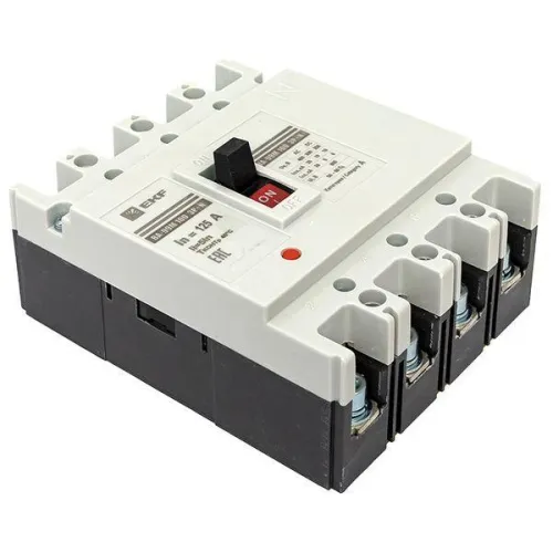Выключатель автоматический 4п 100/125А 5In 35кА ВА-99М PROxima EKF mccb99-4P5In100-125m фото 6