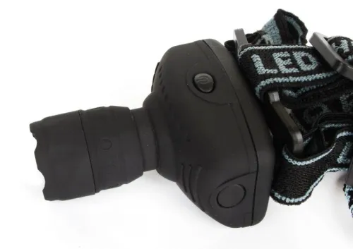 Фонарь налобный LED 5354 1Вт LED ZOOM 3 режима 3хR03 сер. Ultraflash 11549 фото 2