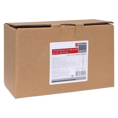 Устройство автоматического ввода резерва АВР 3п 100А 230В ТСР1 PROxima EKF ats-tsr1-100A-3p-pro фото 9