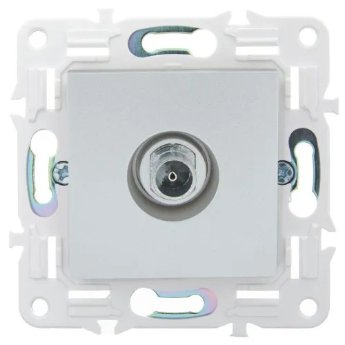 Розетка TV оконечная SKANDY SK-A12S серебр. IEK SK-A10-O-K23 фото 2