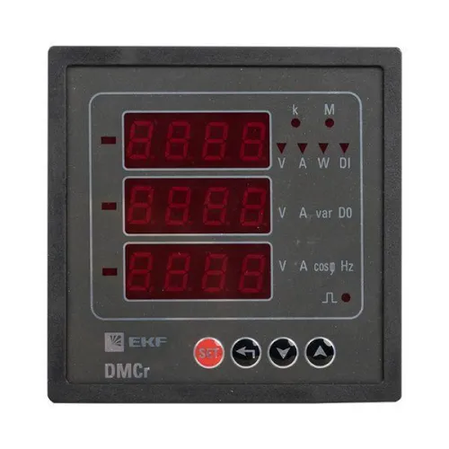 Прибор измерительный цифровой комбинир. DMCr с интерфейсом RS-485 на панель 96x96 (квадратный вырез) PROxima EKF DMC-963r фото 3