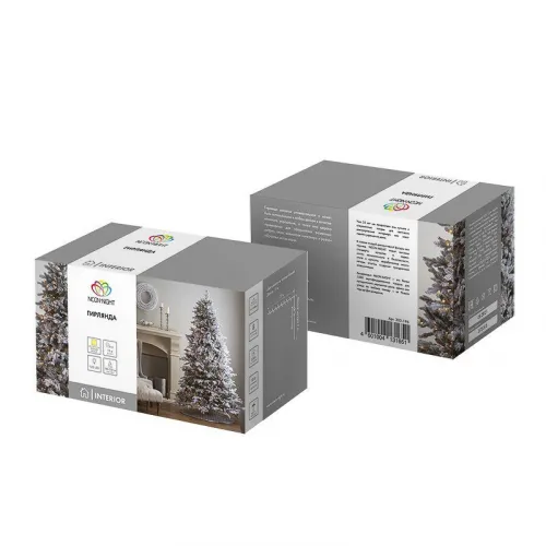 Гирлянда светодиодная "Твинкл Лайт" 15м 120LED тепл. бел. 7.4Вт IP20 провод ПВХ прозр. Neon-Night 303-196 фото 3