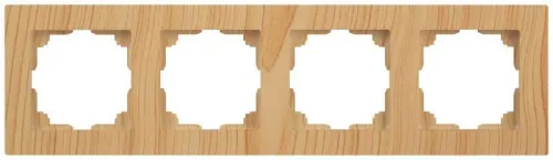 Рамка 4-м СП Accent 6-504-11 сосна Intro Б0063771