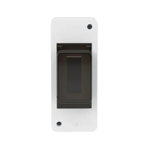 Щиток настенный 2мод. IP41 с тонированной дверцей бел. DKC F02W0WD фото 2