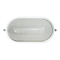 Светильник "Банник" 1401 НПП 03-60-021 1х60Вт E27 IP65 овал малый корпус бел. Элетех 1005500938