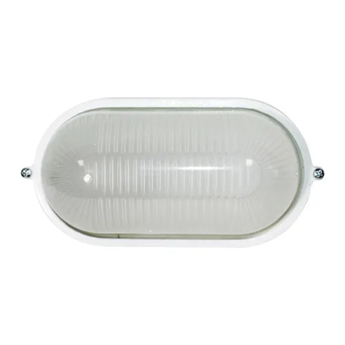 Светильник "Банник" 1401 НПП 03-60-021 1х60Вт E27 IP65 овал малый корпус бел. Элетех 1005500938