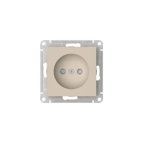Розетка AtlasDesign 16А без заземл. защ. шторки быстрозажим. клем. механизм песочн. SE ATN001249S фото 3
