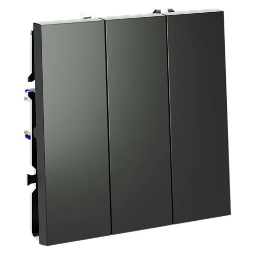 Выключатель 3-кл. СП S70 10А механизм титан Voltum VLS030106 фото 4