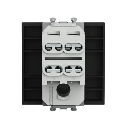 Выключатель модульный 1-кл. 2п 2мод. Avanti "Черный матовый" DKC 4412222 фото 2