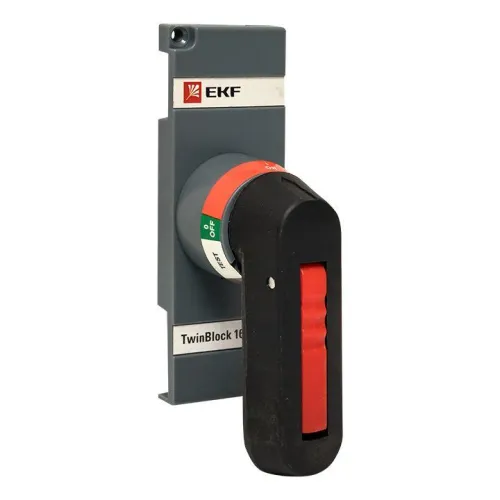 Рукоятка управления для прямой установки на рубильники реверсивные (I-0-II) TwinBlock 160-250А PROxima EKF tb-160-250-fh-rev фото 6