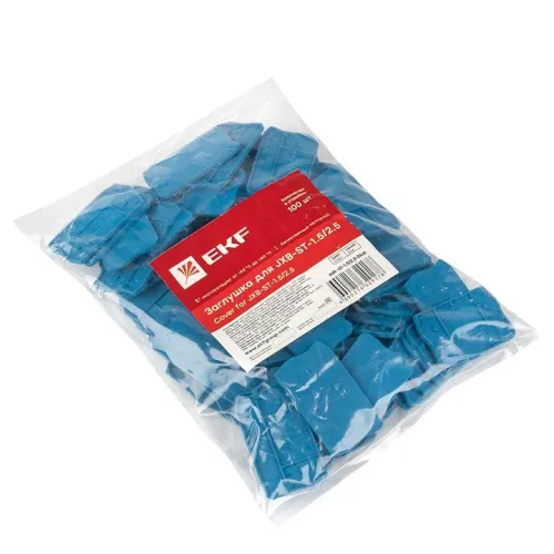 Заглушка для ST-1.5/2.5 син. EKF sak-st-1.5/2.5-blue фото 2