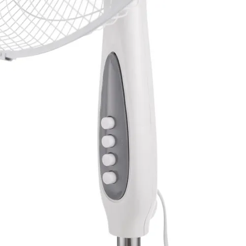 Вентилятор напольный 40Вт 5 лопастей подставка круглая механическое управление бел./син. DUX 60-0212 фото 8