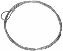 Трос стальной L10000 с петлей IEK CLP1M-SRL-2-10