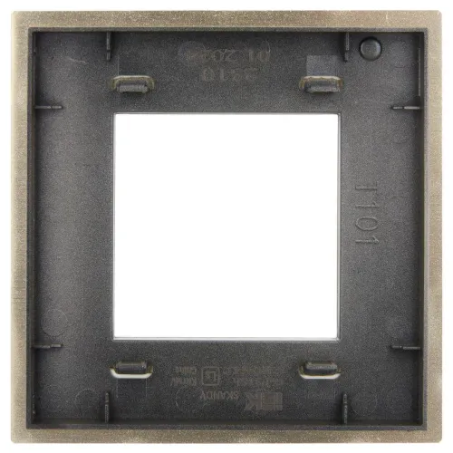 Рамка 1-м SKANDY SK-F31Sh металл шампань IEK SK-M12-M-K37 фото 4