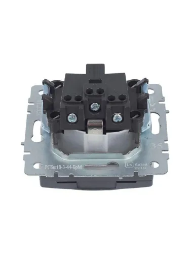 Розетка BRITE РСбш10-3-44-БрМ 16А IP44 с заземл. защ. шторки с крышкой механизм маренго IEK BR-R16-16-44-K35 фото 9