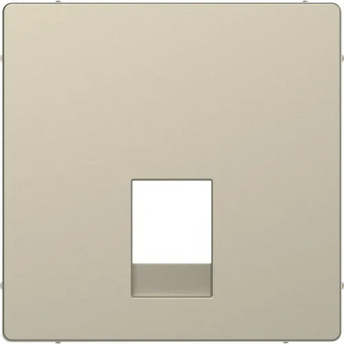 Накладка центральная Merten D-Life для розетки телефонной 2-м RJ11/RJ12 SD сахара SchE MTN4215-6033