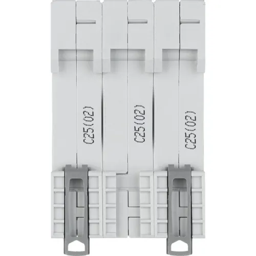 Выключатель автоматический модульный 3п C 25А 6кА TX3 6000 3мод. 400В Leg 404058 фото 4