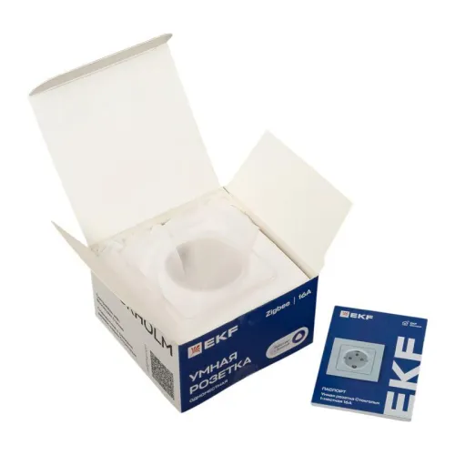 Розетка 1-м Стокгольм 16А Умная бел. Zigbee Сonnect EKF RCS-ST16-WD-ZB фото 2
