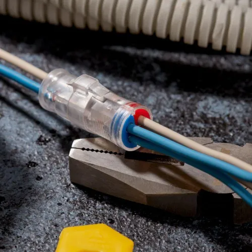 Экспресс-Клемма СМК 2273-2x2R проходная разъемная 2 полюса 2х2-проводная 0.5-2.5кв.мм (уп.50шт) Rexant 07-5243 фото 4