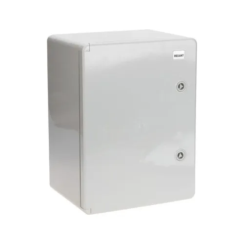 Корпус ЩМПп 400х300х220 УХЛ1 IP65 с монтажн. панелью ABS пластик. Rexant 11-0403