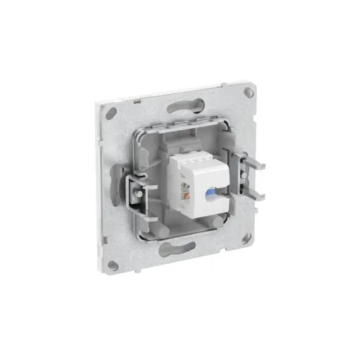 Розетка компьютерная 1-м KANT RJ45 кат.5E без шторки бел. магнолия DKC 7000663 фото 5