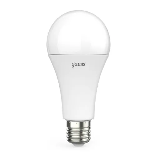 Лампа светодиодная Black 22Вт A70 грушевидная 3000К тепл. бел. E27 1900лм GAUSS 102502122 фото 6