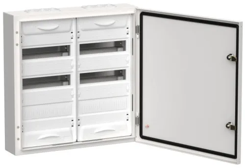 Корпус ЩРн-72 (2х36) TITAN 5 585х570х140 IP54 одна дверь метал. бел. IEK TI5-50-N-2X036-54