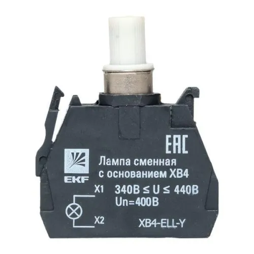 Лампа сменная с основанием XB4 желт. 400В PROxima EKF XB4-ELL-Y фото 4