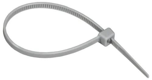 Хомут 3.6х150мм P6.6 стандартный сер. (уп.100шт) IEK UHH30-D036-150-100-K03 фото 2