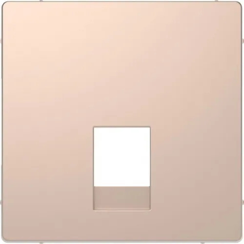 Накладка центральная Merten D-Life для розетки телефонной 2-м RJ11/RJ12 SD шампань SchE MTN4215-6051