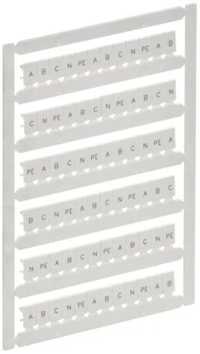 Маркер для CTS/CP 4кв.мм "A; B; C; N; PE" ARMAFIX IEK AF-CT10D-M-004-21