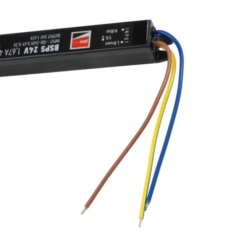 Блок питания для светодиодной ленты 40Вт 1.67А 24В IP67 BSPS влагозащ. метал. Pro JazzWay 5018495 фото 8
