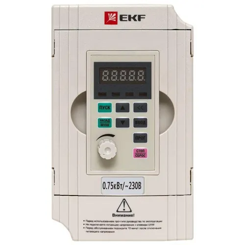 Преобразователь частоты 0.75/1.5кВт 1х230В VECTOR-100 PROxima EKF VT100-0R7-1B фото 7