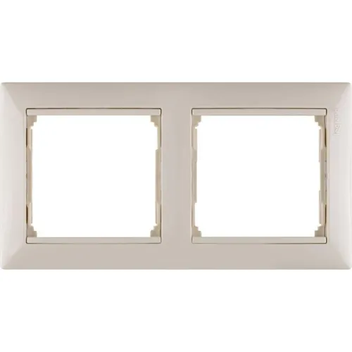 Рамка 2-м Valena горизонт. сл. кость IEK 774352 фото 2
