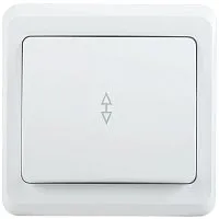 Переключатель проходной 1-кл. 1п СП Вега 10А IP20 ВСп10-1-0-ВБ бел. GENERICA EVV12-K01-10-DM